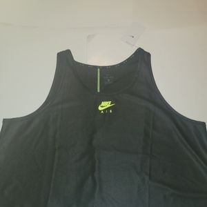 Nike Dri-FIT One Women's Standard-Fit Tank (Plus Size) Black/Lime 2X